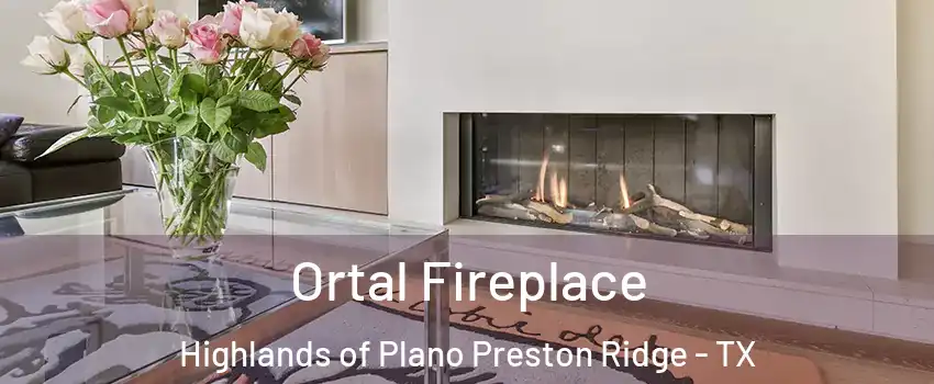 Ortal Fireplace Highlands of Plano Preston Ridge - TX