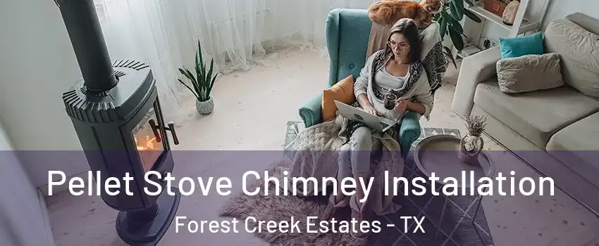 Pellet Stove Chimney Installation Forest Creek Estates - TX