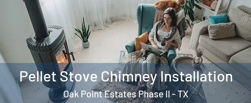 Pellet Stove Chimney Installation Oak Point Estates Phase II - TX