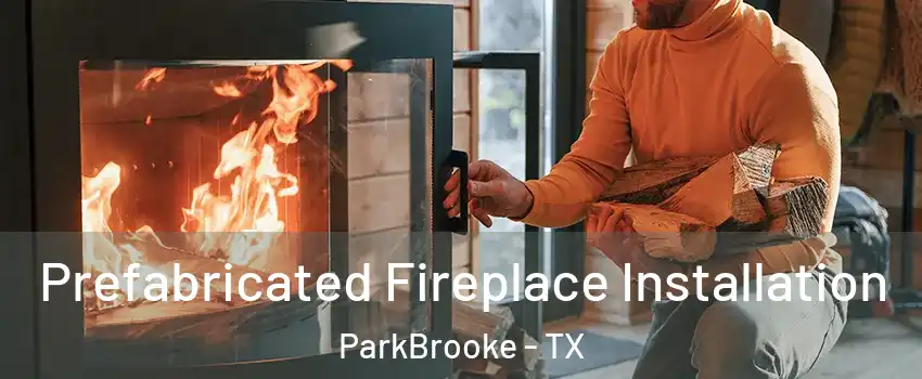 Prefabricated Fireplace Installation ParkBrooke - TX