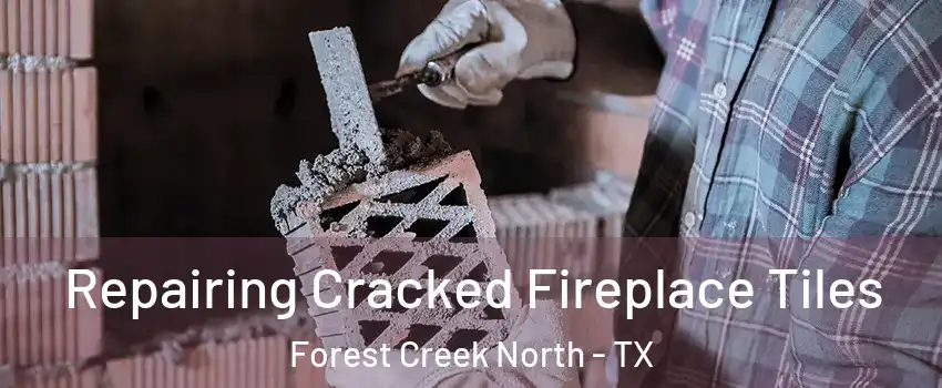 Repairing Cracked Fireplace Tiles Forest Creek North - TX