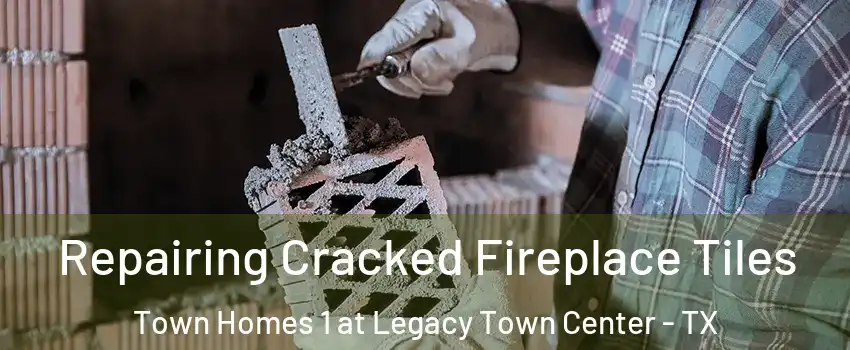 Repairing Cracked Fireplace Tiles Town Homes 1 at Legacy Town Center - TX