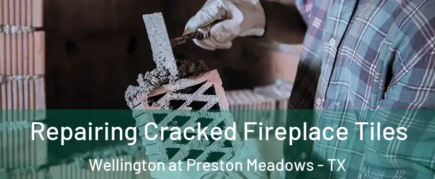 Repairing Cracked Fireplace Tiles Wellington at Preston Meadows - TX